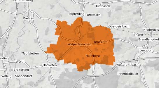 Mietspiegelkarte Walpertskirchen