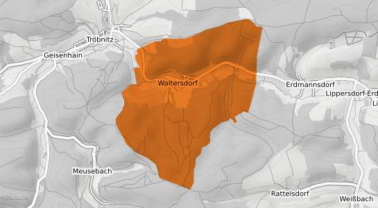 Mietspiegelkarte Waltersdorf b. Stadtroda