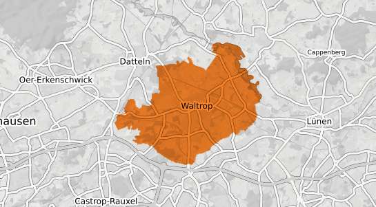 Mietspiegelkarte Waltrop