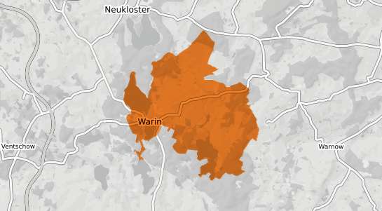 Mietspiegelkarte Warin