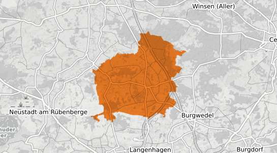 Mietspiegelkarte Wedemark