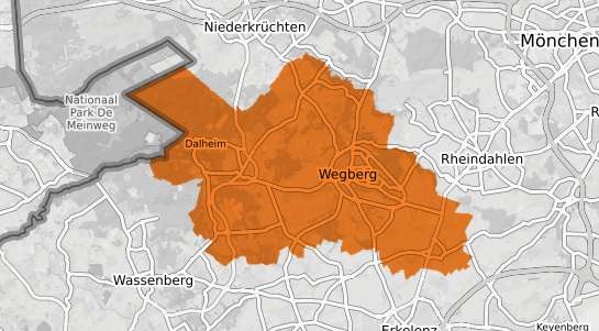 Mietspiegelkarte Wegberg