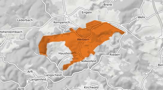 Mietspiegelkarte Weibern Brohltal