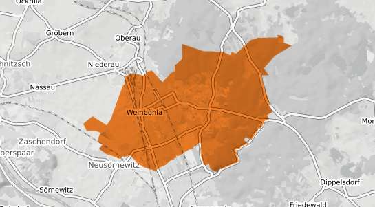 Mietspiegelkarte Weinboehla