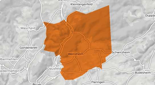 Mietspiegelkarte Weinsheim Kr. Bad Kreuznach