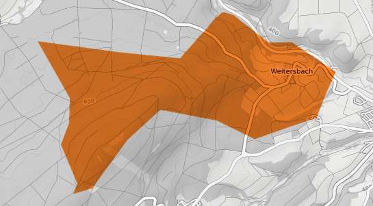 Mietspiegelkarte Weitersbach