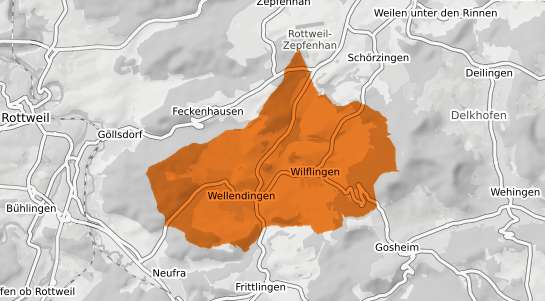 Mietspiegelkarte Wellendingen Wuerttemberg