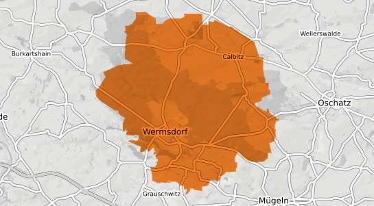 Mietspiegelkarte Wermsdorf