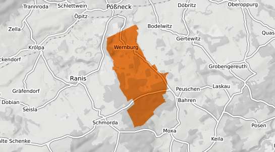 Mietspiegelkarte Wernburg