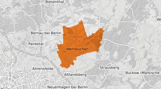 Mietspiegelkarte Werneuchen