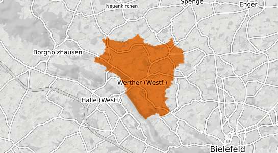 Mietspiegelkarte Werther b. Nordhausen
