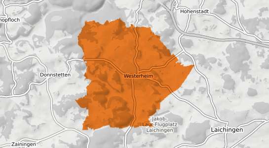 Mietspiegelkarte Westerheim b. Memmingen