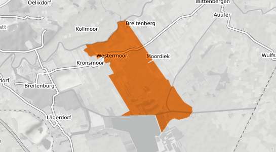 Mietspiegelkarte Westermoor Dithmarschen