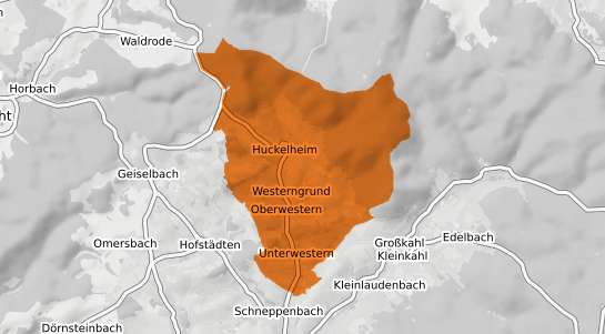 Mietspiegelkarte Westerngrund