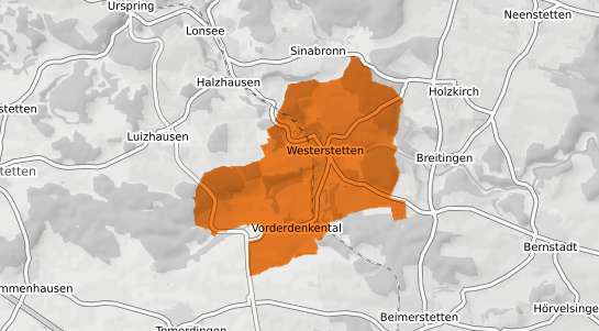 Mietspiegelkarte Westerstetten