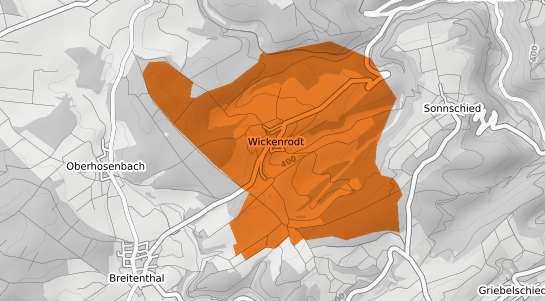 Mietspiegelkarte Wickenrodt