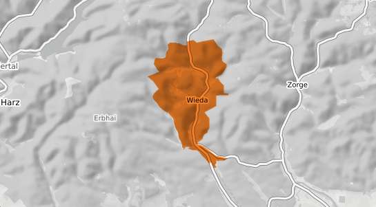 Mietspiegelkarte Wieda