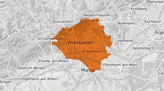 Mietspiegelkarte Wiesbaden