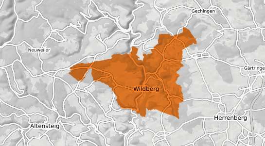 Mietspiegelkarte Wildberg b. Altentreptow
