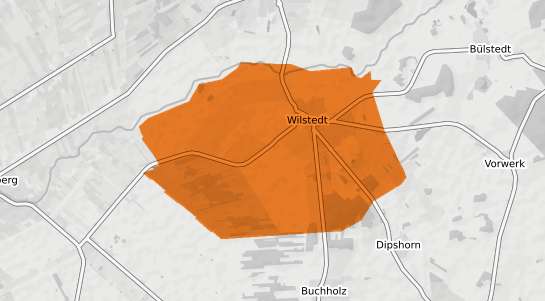 Mietspiegelkarte Wilstedt Niedersachsen