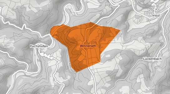 Mietspiegelkarte Winnerath