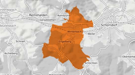 Mietspiegelkarte Winterbach Kr. Bad Kreuznach