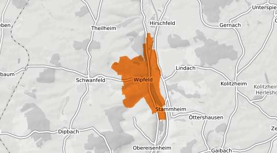 Mietspiegelkarte Wipfeld