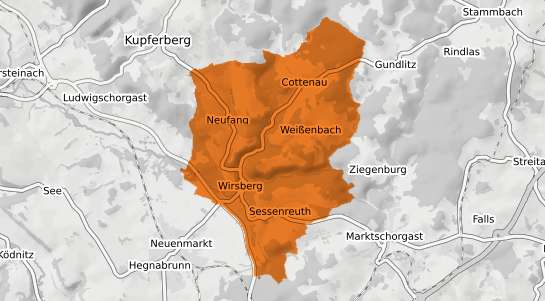 Mietspiegelkarte Wirsberg