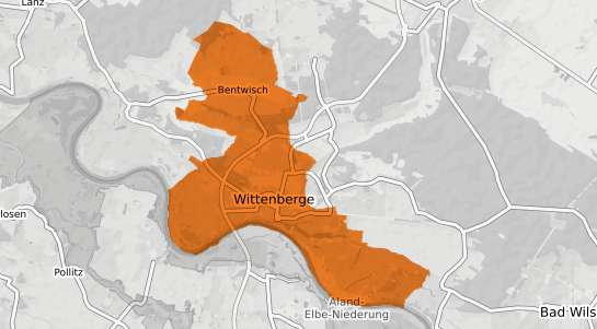 Mietspiegelkarte Wittenberge Prignitz