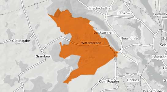 Mietspiegelkarte Wittenf&ouml;rden