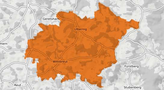 Mietspiegelkarte Wittibreut