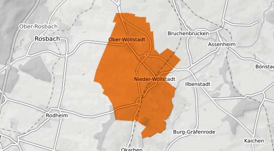 Mietspiegelkarte W&ouml;llstadt