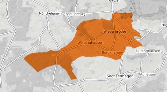 Mietspiegelkarte W&ouml;lpinghausen