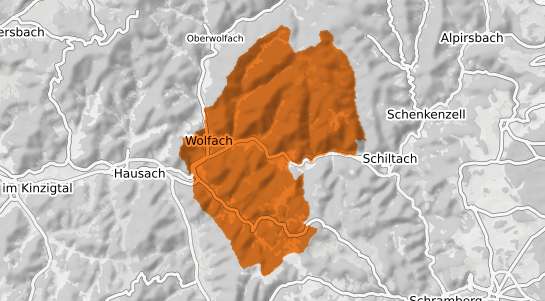 Mietspiegelkarte Wolfach