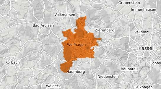 Mietspiegelkarte Wolfhagen