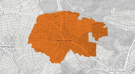 Mietspiegelkarte Wolfschlugen