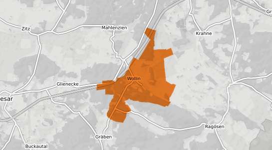 Mietspiegelkarte Wollin (Fl&auml;ming) b. Brandenburg an der Havel