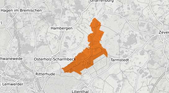 Mietspiegelkarte Worpswede