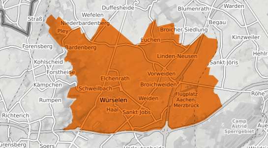 Mietspiegelkarte W&uuml;rselen