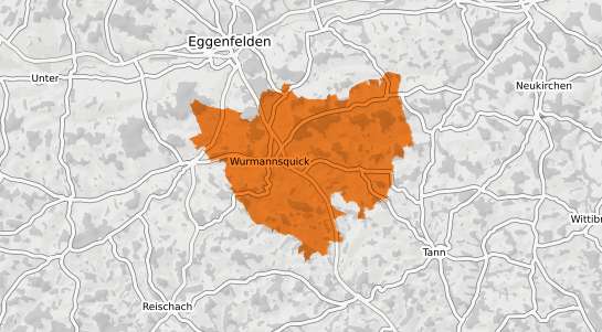 Mietspiegelkarte Wurmannsquick