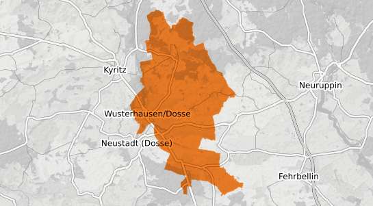 Mietspiegelkarte Wusterhausen