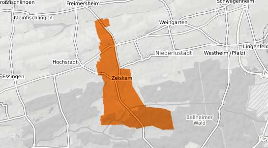Mietspiegelkarte Zeiskam