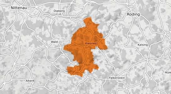 Mietspiegelkarte Zell Oberpfalz