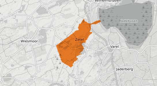 Mietspiegelkarte Zetel