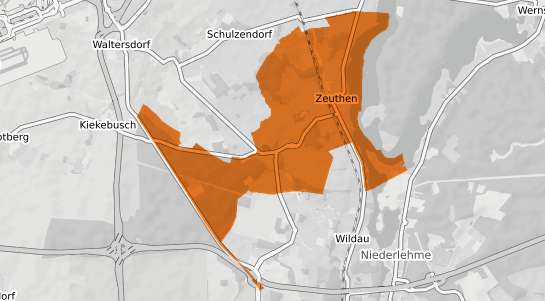 Mietspiegelkarte Zeuthen