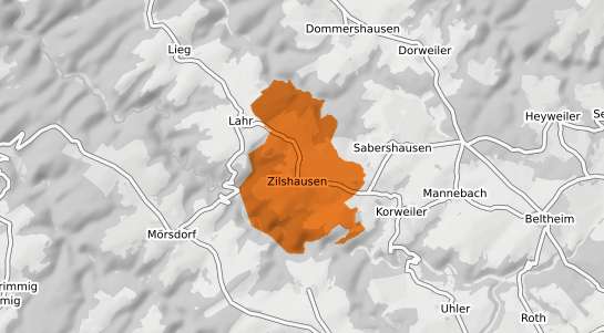 Mietspiegelkarte Zilshausen