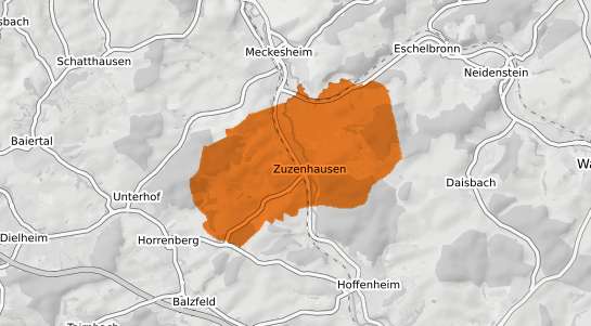 Mietspiegelkarte Zuzenhausen