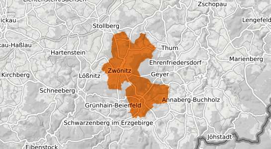 Mietspiegelkarte Zw&ouml;nitz