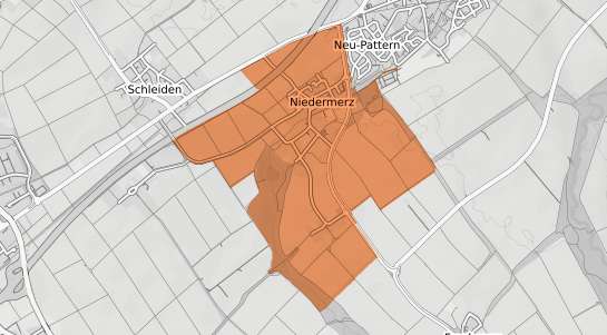 Mietspiegelkarte Aldenhoven Niedermerz
