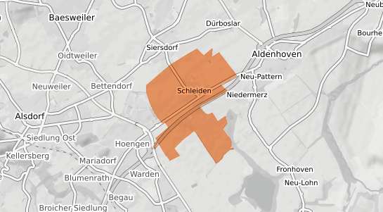 Mietspiegelkarte Aldenhoven Schleiden